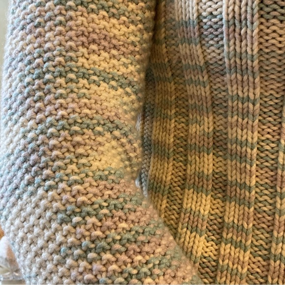 Missoni V-neck pastel sweater, fur tassel ties, classic and trending, Sz Small - Picture 8 of 15